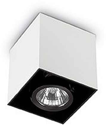 IDEAL LUX Oczko Sufitowe Mood Pl1 Small Square Bianco 140902 Wys. 10,0