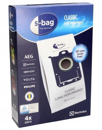 AEG Worki E201S S-Bag Electrolux Philips 4 szt