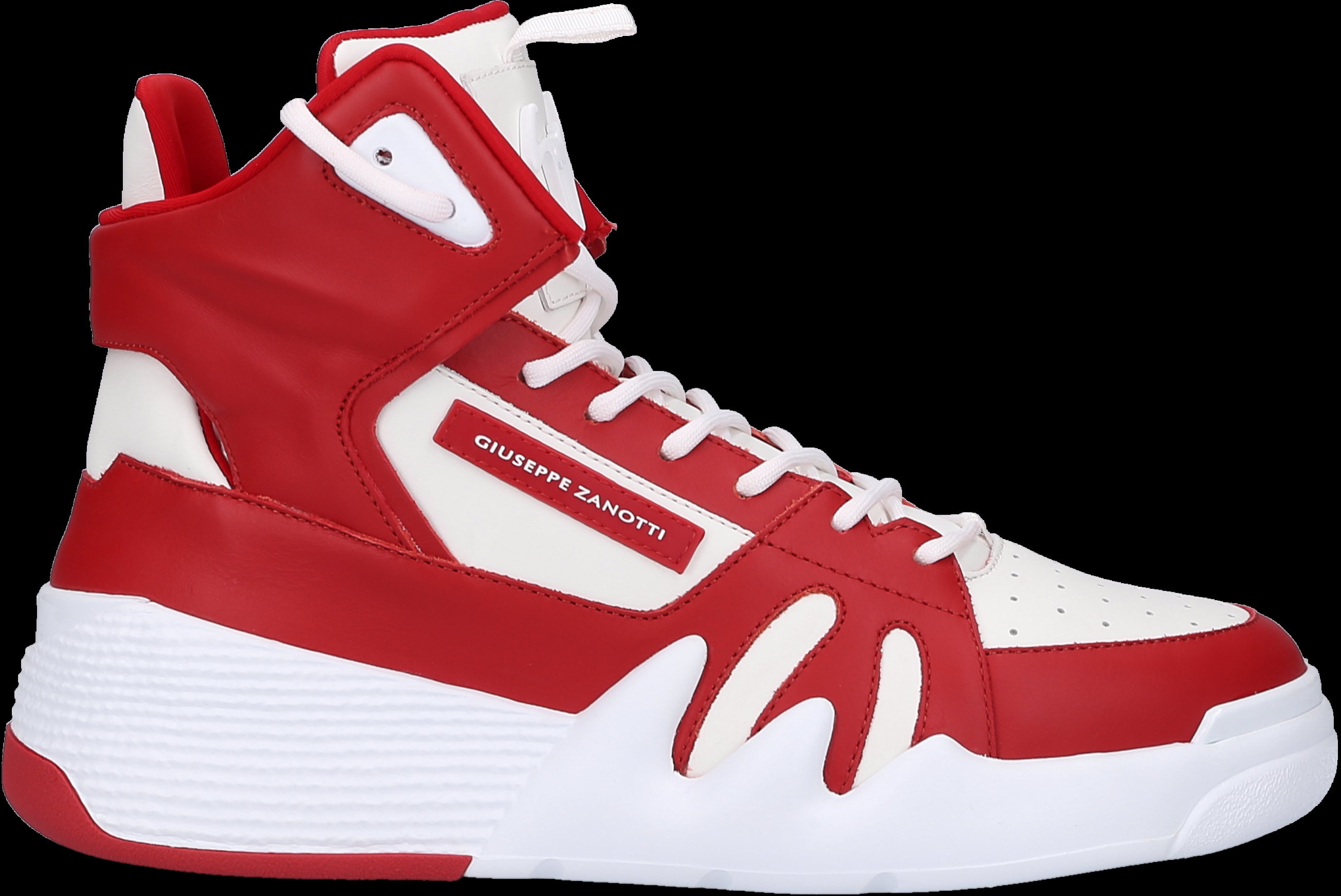 Giuseppe Zanotti Trampki wysokie TALON skóra cielęca
