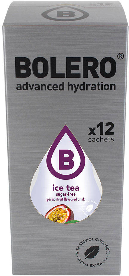 Bolero Bolero Ice Tea Passionfruit ze stewią 8g BOX 12szt.