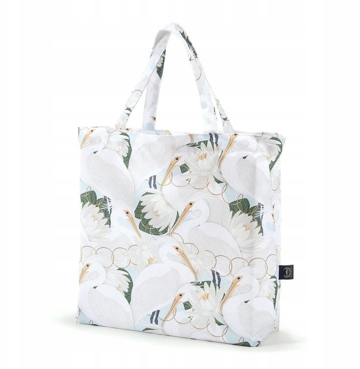 La Millou Shopper Bag Heron in a Cream Lotus