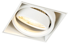 QAZQA Oprawa do wbudowania biała regulowana bez ramki - Oneon 1