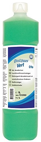 Diversey 7513502 Good Sense Vert zapach, środek czyszczący o zapachu Odour NEUTRALIZING technologii, świeżego soku jabłkowego, 1 L 7513502
