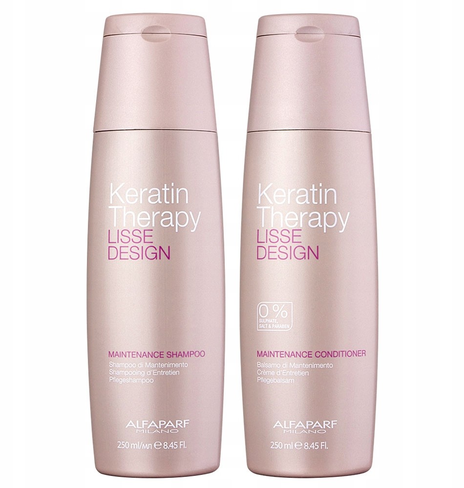 Alfaparf Lisse Design Keratin Szampon Zestaw Włosy
