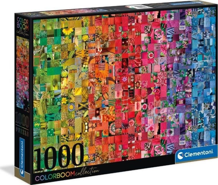 Clementoni Puzzle 1000el color boom Collage 39595 39595