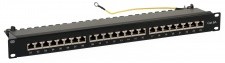 ABCVISION Patch Panel 24 porty FTP kat. 6A 0.5U PP-24/RJ/6A