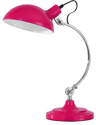 Premier Premier Prem-2501668 lampa stołowa, szkło, Pink 2501668