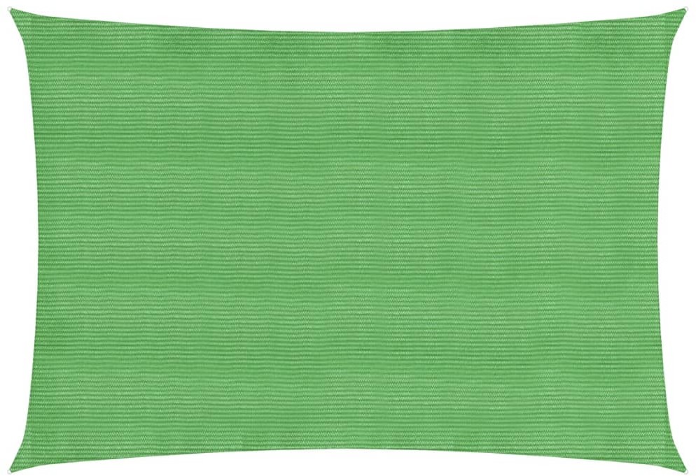vidaXL Żagiel przeciwsłoneczny, 160 g/m, jasnozielony, 3,5x5 m, HDPE vidaXL