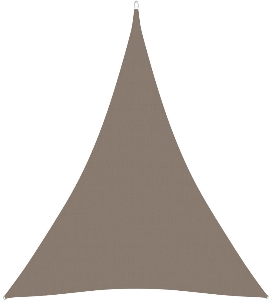 VidaXL Trójkątny żagiel ogrodowy, tkanina Oxford, 4x5x5 m, taupe