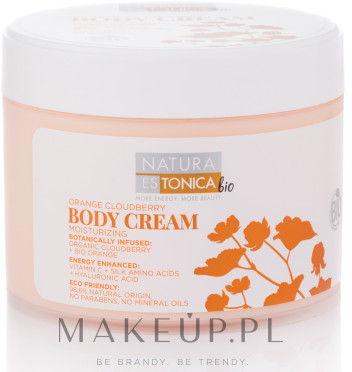 Natura Estonica Nawilżający krem do ciała Malina moroszka - Estonica Orange Cloudberry Body Cream Nawilżający krem do ciała Malina moroszka - Estonica Orange Cloudberry Body Cream