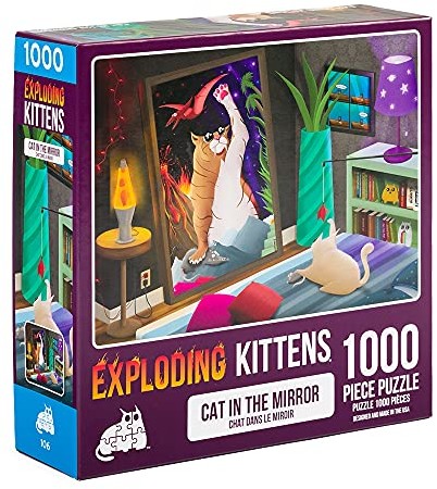 Exploding Kittens Exploding Kittens Puzzle - lusterko dla kota (1000) PMIRR-106