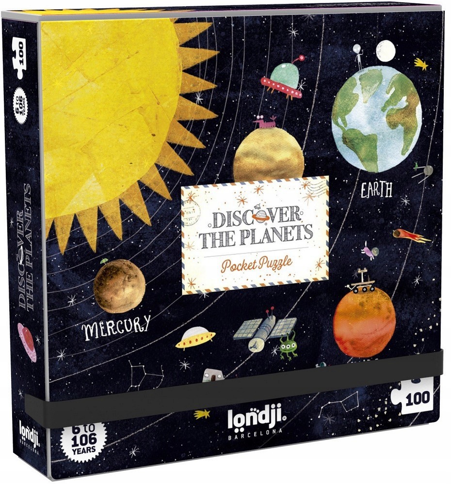 Londji Mini Puzzle Kosmos Odkryj Planety 100 el.-