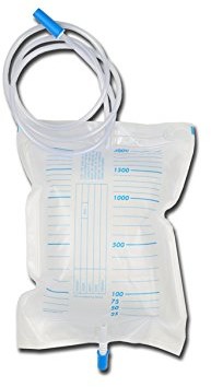 GIMA Worki na mocz 2000 CC  z zaworem powrotu/exaust  wąż 130 cm 28695