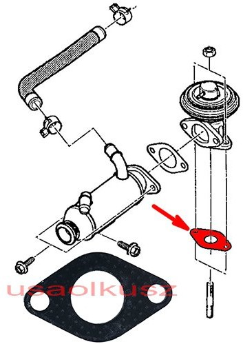VM Uszczelka zaworu EGR Chrysler Voyager 2,5 CRD 2001-2002