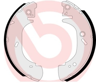 BREMBO Zestaw szczęk hamulcowych S 24 528