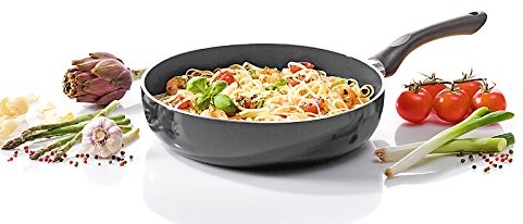 Krüger Karl  patelnia aluminiowa Venezia, patelnia do smażenia, głęboka, bez pokrywy, do wyboru różne rozmiary, 28 cm 4052-8