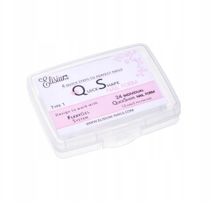 Elisium Quick Shape Formy do Przedłużania typ 1