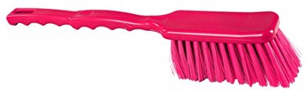 Maya Professional Tools 10233-3 wielofunkcyjna szczotka do trzonka z szerokim zagłówkiem, twarde włosie, FBK/higiena żywności, 410 mm x 55 mm, czerwona 10233-3