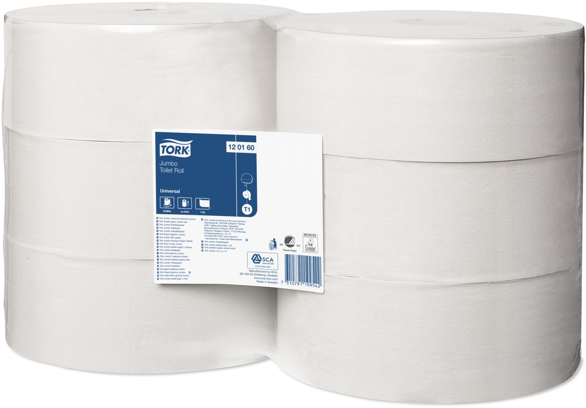 TORK papier toaletowy jumbo Universal 120160 6 szt.