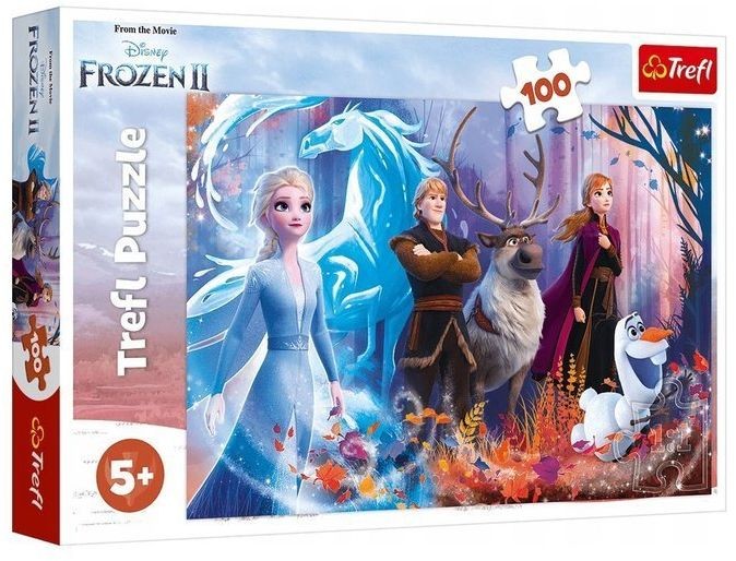 Trefl Puzzle 100 elementów. Kraina Lodu 2 Puzzle 100 elementów. Kraina Lodu 2