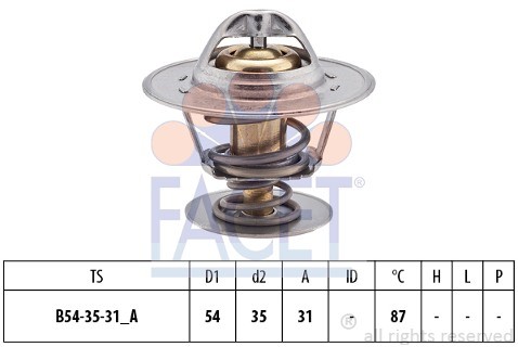 FACET Termostat ukadu chodzenia 7.8223S
