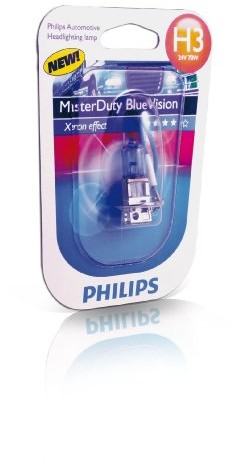 Philips MASTER Duty bluev PrimeVision 24 V reflektor H3 lampy 13336MDBVB1