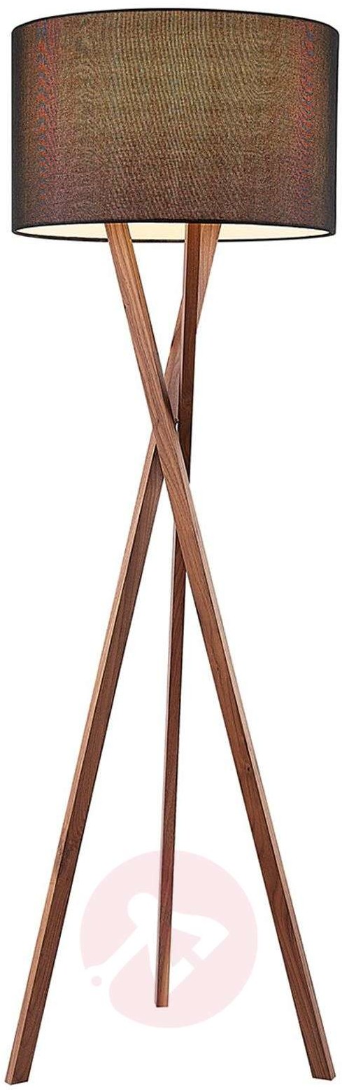 Lucande Lucande Auriane trójnożna lampa podłogowa, czarna