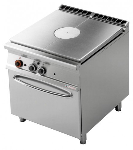 RM Gastro Kuchnia żeliwna z piekarnikiem elektrycznym GN 2/1 TPF - 98 GE