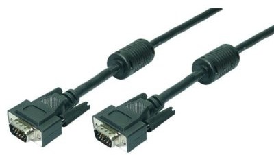 Logilink Kabel danych m/m VGA 2x Ferryt, 3m CV0002