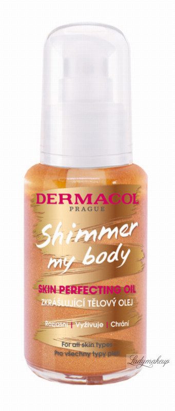 Dermacol Shimmer My Body - Skin Perfecting Oil - Nabłyszczający olejek do ciała, włosów i twarzy - 50 ml