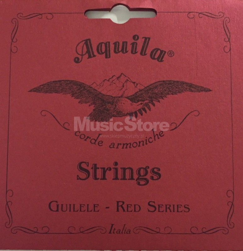 Aquila Corde Armoniche 133C - Red Series Guilele String Set, A-Tuning