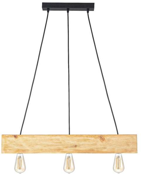 MAROO Wisząca LAMPA ekologiczna MAROO091906S MAROO drewniana OPRAWA rustykalna belka townshend sosna MAROO091906S