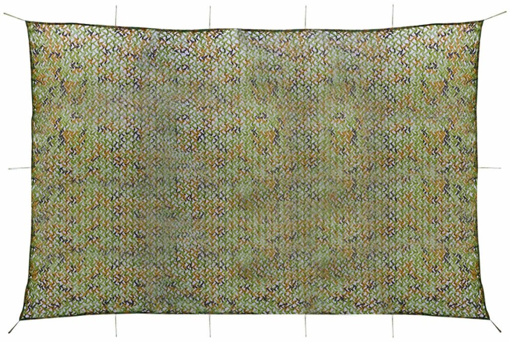 vidaXL vidaXL Siatka maskująca z torbą do przechowywania, 4 x 6 m