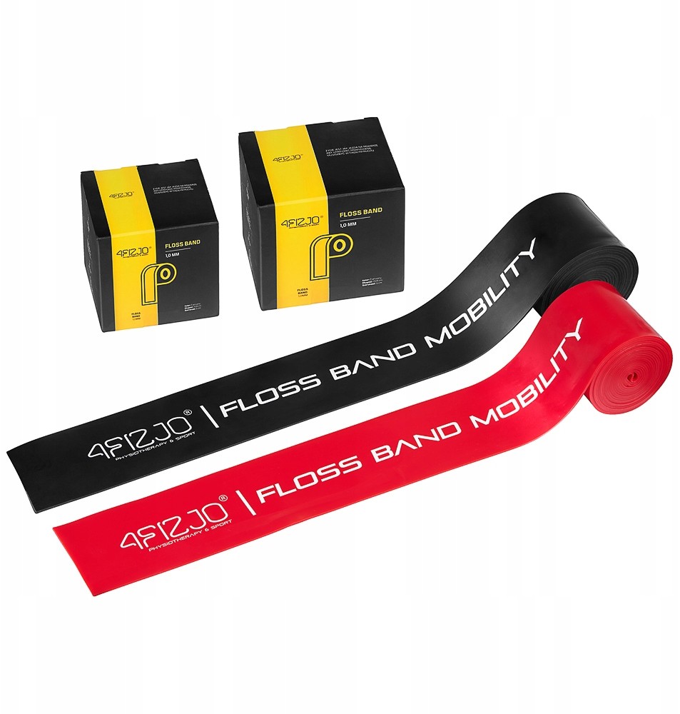 Zestaw Taśma Guma Floss Band 1,0 i 1,5MM Flossband