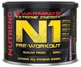 NUTREND N1 Pre Workout [ 300g ] - NUTREND Blackcurrant