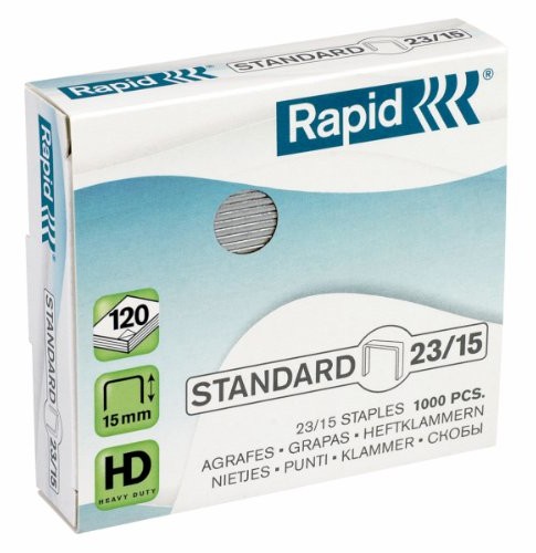 Rapid Leitz ze zszywkami 23/15 mm Standard, galwanicznie, 1000 sztuk 24869600