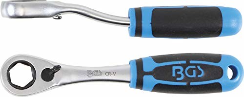 BGS 2181-1 | Grzechotka przełączana wtykowa | Odcięcie sześciokątne 13 mm | drobne uzębienie | ergonomiczna | antypoślizgowa | Grzechotka | Grzechotka