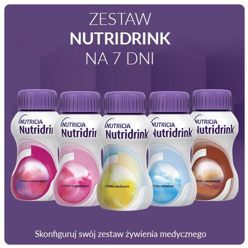NUTRICIA ŻYWIENIE MEDYCZNE Zestaw Nutridrink na 7 dni (16 butelek x 125ml)