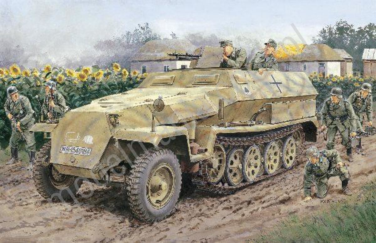 Dragon Półgąsienicowy transporter Sd.Kfz.251/1 Ausf.C 6187