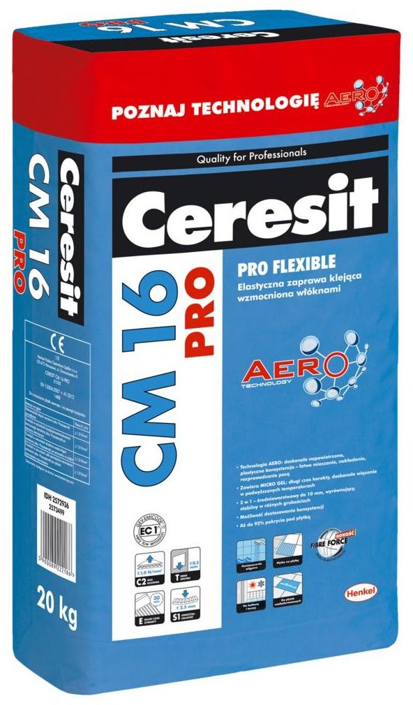 Ceresit Zaprawa klejowa CM16 PRO 20 kg.