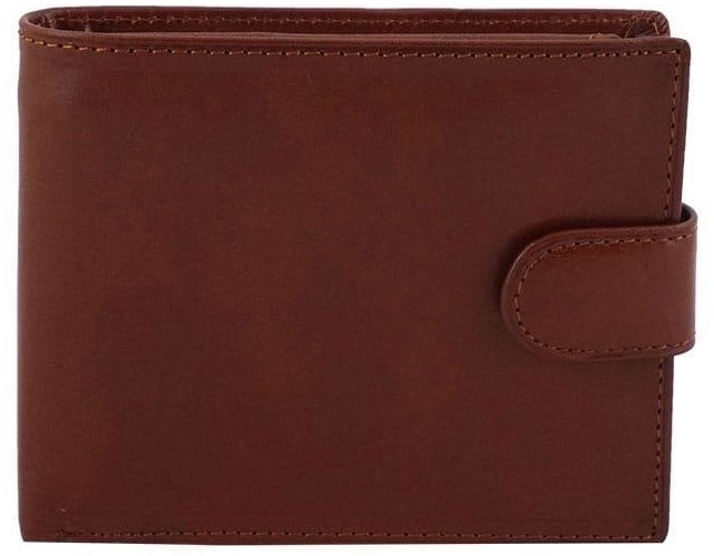 Barberini's Portfele męskie skórzane Barberini's - Brązowy H28-6