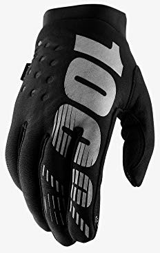 100% rękawiczki Brisker czarne/szare, m HP-10016-057-11