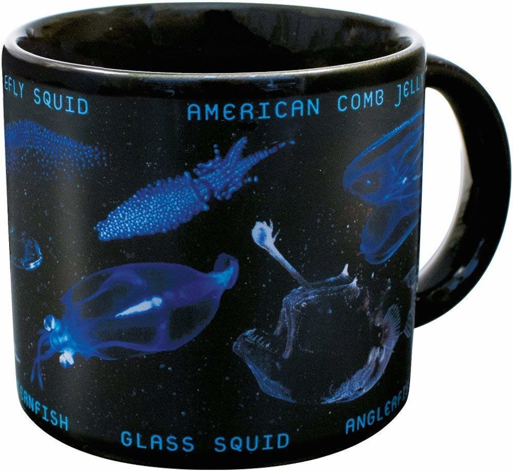 The Unemployed Philosophers Guild głębinowych kubek do kawy temperatursensitiv | biolumin escence Mug (5048)