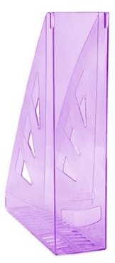 OFFICE PRODUCTS Pojemnik na dokumenty OFFICE PRODUCTS, ażurowy, A4, transparentny fioletowy 21215511-09