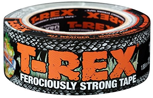 T-Rex 821  47 Tape, ekstra mocne i wytrzymałe na rozerwanie, taśma tkaninowa 10.9 m, pancerne taśma o szerokości 48 MM, srebrny, srebro 821-47