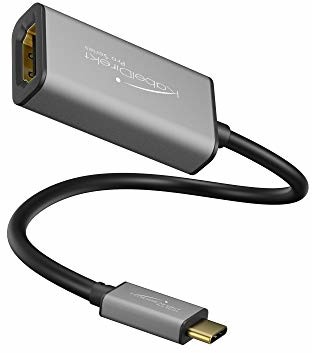 KabelDirekt KabelDirekt - USB C auf HDMI Adapter - 0,15m - (unterstützt Auflösungen bis zu 4K/60Hz, USB C 3.1 und Thunderbolt 3, geeignet für MacBook Pro 2016/2017, MacBook 12, Chromebook Pixel uvm.) 1095
