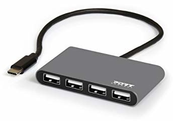 Port Port Wzory hub USB 4 porty USB 2.0 do typu C 900128