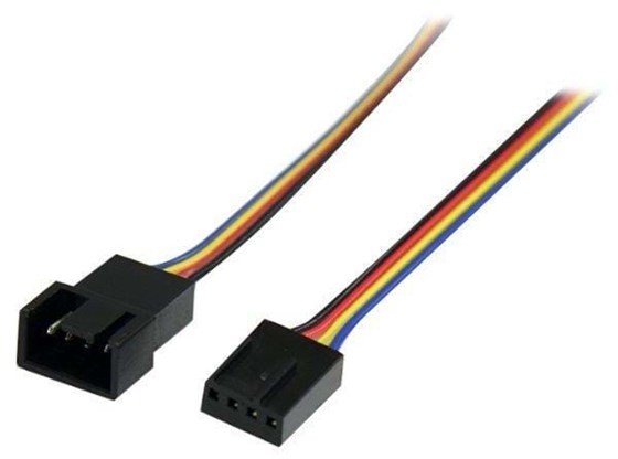 StarTech com com 12in 4 Pin Fan Power Extension Cable FAN4EXT12