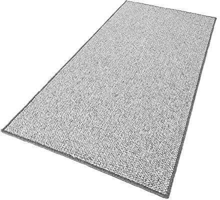 BT Carpet Wzornictwo dywan wolly o wyglądzie skośnym Szary 102840-80x200
