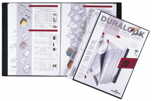 Durable Album ofertowy Duralook Plus 20 koszulek czarny 2432-01